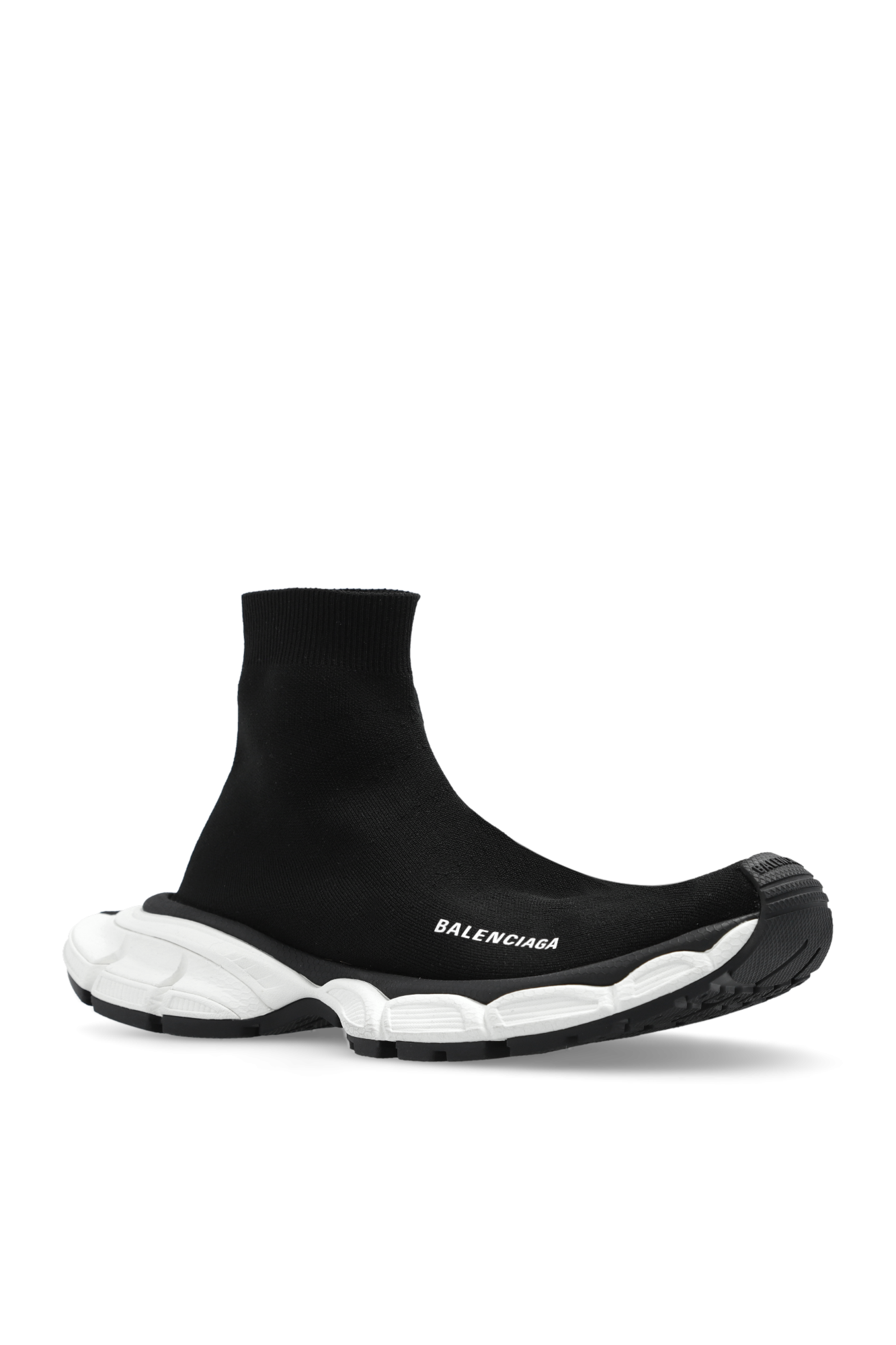 White balenciaga sock on sale shoes